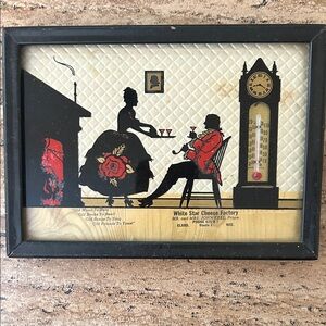 Vintage Wall Art with Black Frame